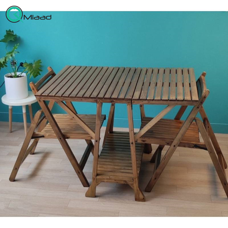 میز خاطره تاشو مدل ST03020، میز خاطره چوبی زیبا، طراحی ساده و زیبا، فضایی برای قرار دادن لوازم دکوری و عکس های خاطر انگیز