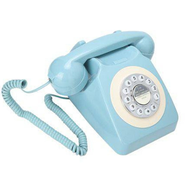تلفن طرح قدیمی، تلفن رومیزی با شماره گیر چرخشی، تلفن سنتی و خاص و نوستالژی، وسیله کلیدی برای تزیین دکور منزل،  مدل 8019