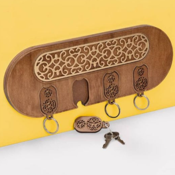 جاسویچی گرد مدل اسپیرال کد JA03076، جاسویچی طرح سنتی مدل اسپیرال سایز 32x12 با طراحی اصیل و کلاسیک چوبی و طرح های سنتی روی بدنه
