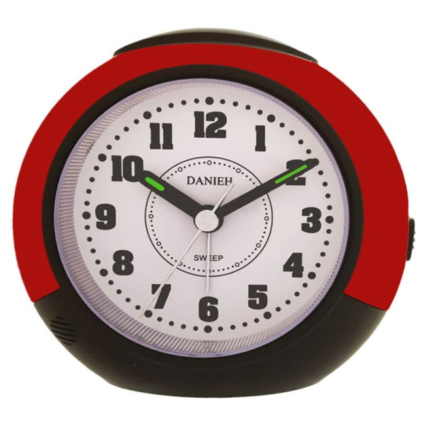 ساعت رومیزی دانیه، ساعت رومیزی فانتزی دارای آلارم، تغذیه با باتری قلمی، ساعتی با تکنولوژی کوارتز و با قاب پلاستیک | کد 965