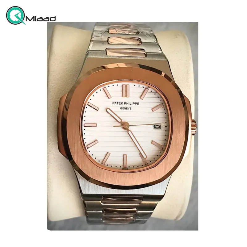 ساعت مچی مردانه پتک فیلیپ ناتیلوس، ساعت عقربهای مردانه کلاسیک فلزی تمام استیل | ساعت مچی شیک مناسب هدیه | کد 8082 ساعت مچی لوکس