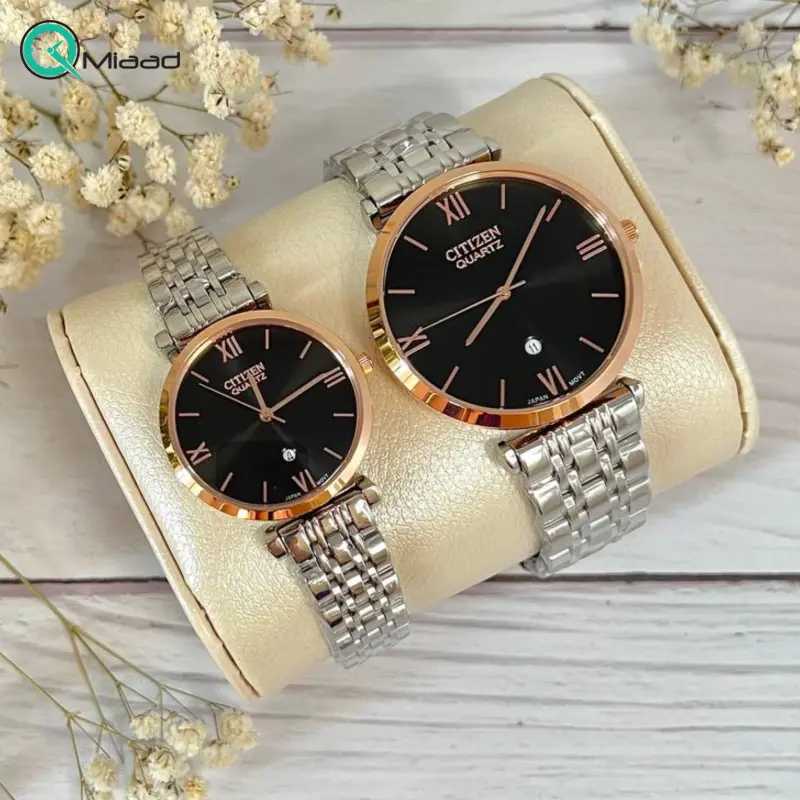 ساعت مچی ست سیتیزن، ساعت کلاسیک Vip تمام استیل درجه یک با موتور ژاپنی مدل 3401 VIP ساعت مچی