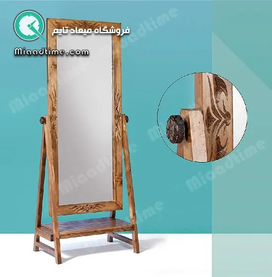 آینه چاتمه طبقه دار منبت کد AY03072 آینه