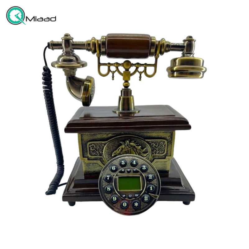 تلفن رومیزی چوبی سلطنتی مدل 4110