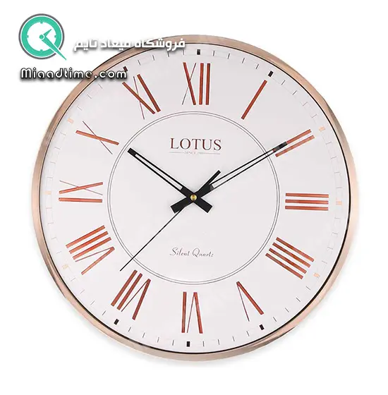 ساعت دیواری فلزی لوتوس مدل DENNIS کد M-6620 ساعت دیواری