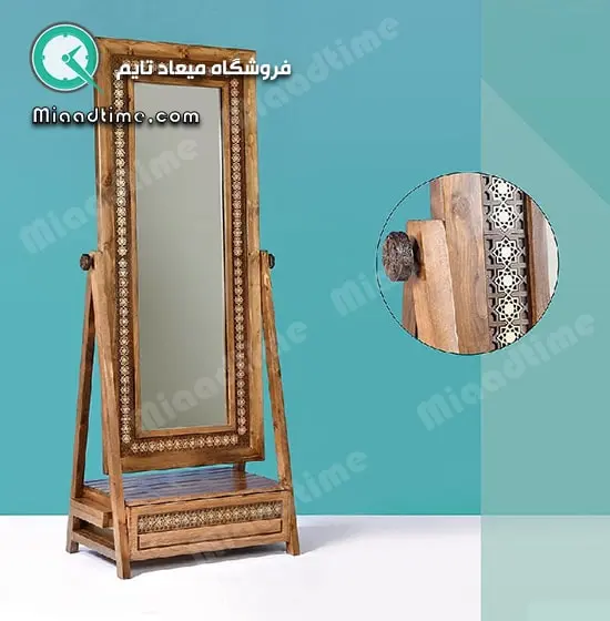 آینه چاتمه کشودار معرق مدل AY03082 آینه