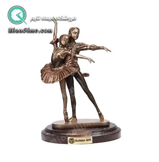 مجسمه بالرین جفتی برند گلدن گیفت کد 402 مجسمه