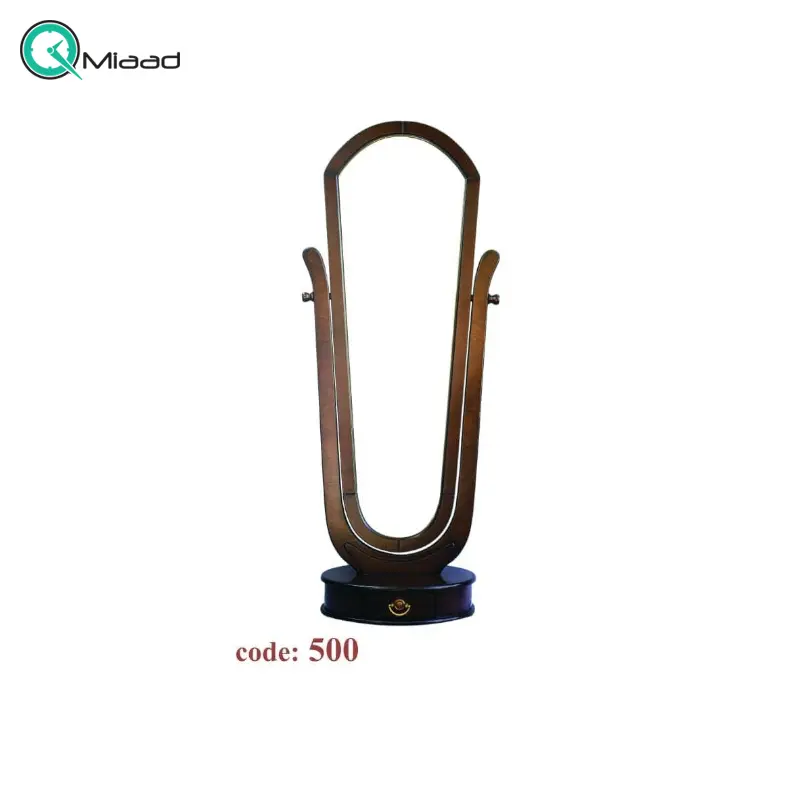 آینه کشو دار تمام چوب مدل 500، آینه قدی تمام چوب بسیار زیبا با متریال چوب و آینه درجه یک، بسته بندی ارسال بسیار مقاوم با ضربه گیر فراوان، دارای یک کشو چوبی آینه