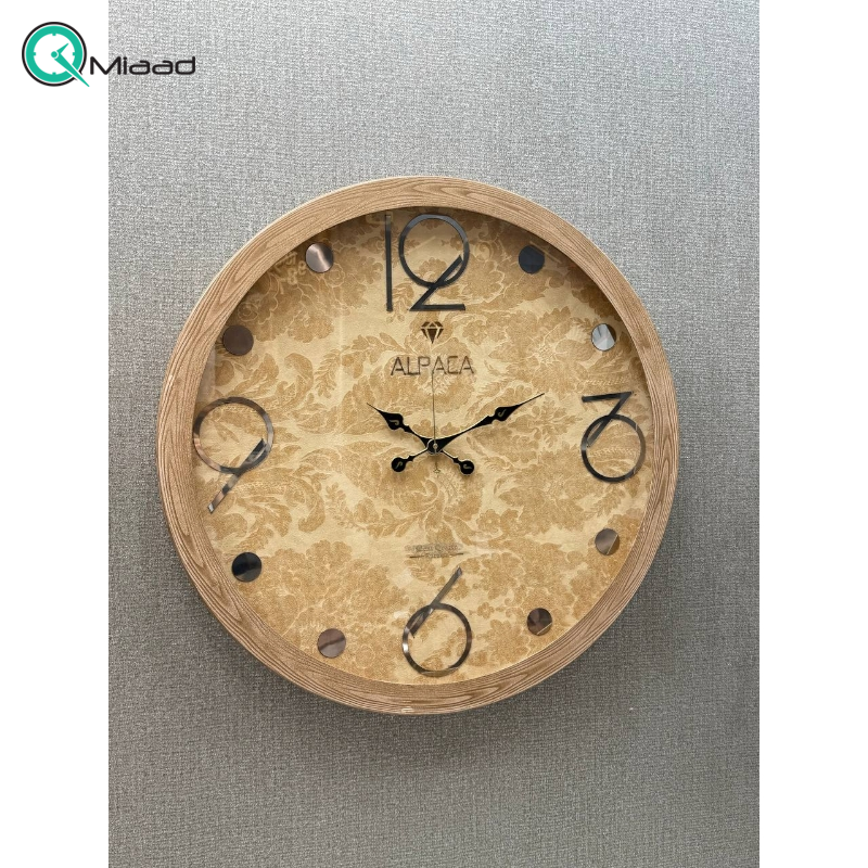 ساعت دیواری آرتا مدل 1425 سایز 60 رنگ قهوه ای
