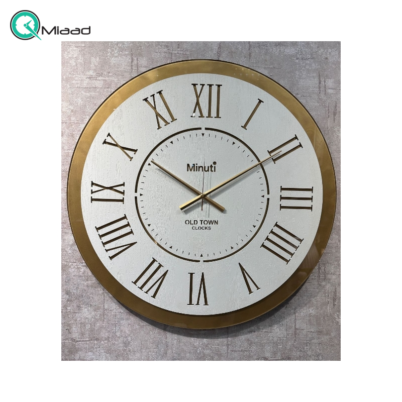  ساعت دیواری فلزی آلپاکا Alpaca کد AL17 طلایی
