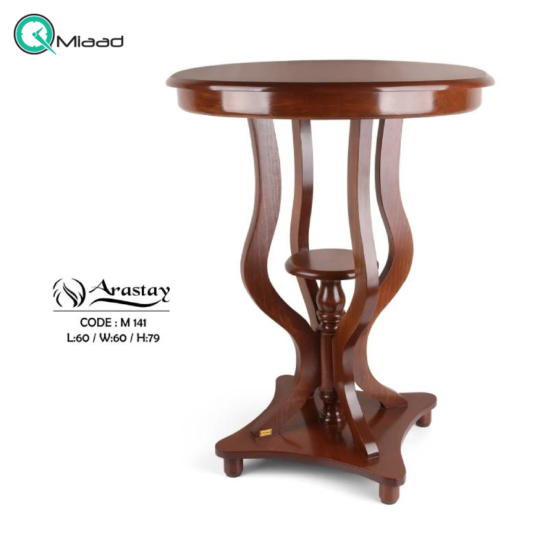 میز چوبی گرد مدل فانوس کد M141