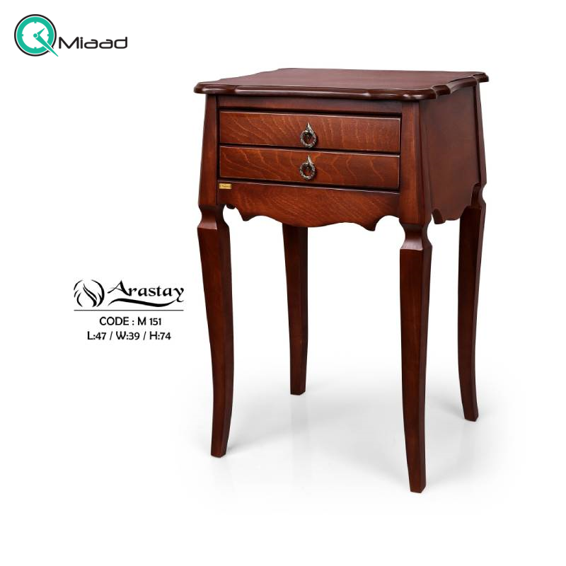 میز تلفن چوبی مدل گرامی کد M 151