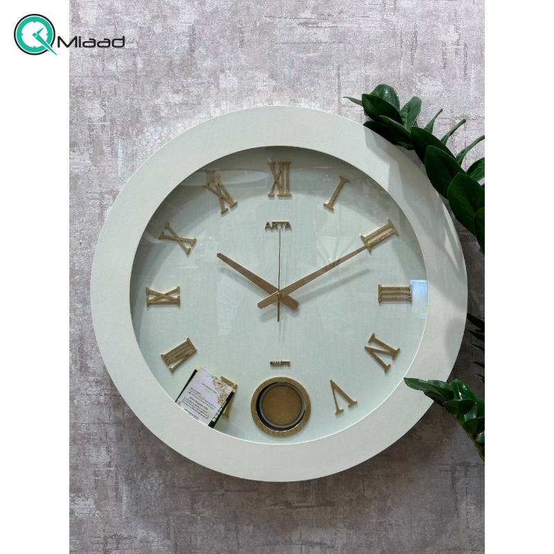  ساعت دیواری آرتا Arta کد 1030 رنگ سفید