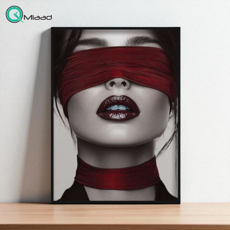 تابلو دکوراتیو کد 202432 طرح شیر جنتلمن