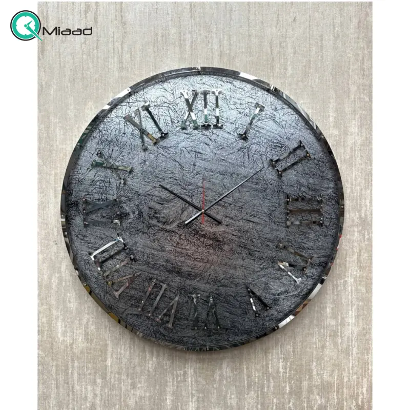 ساعت دیواری فلزی لوکس مدل 5250 با طراحی هنری خاص، اثر هنری عظیم با قطر 90 سانت و اعداد رومی | شکوه صنعتی و مدرن ساعت دیواری فلزی لوکس مدل 5250 با طراحی هنری خاص، اثر هنری عظیم با قطر 90 سانت و اعداد رومی | شکوه صنعتی و مدرن