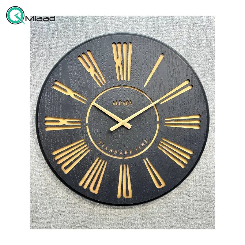ساعت دیواری مدل SO10، ساعت دیواری سایز 60 با طراحی ساده و مینیمال، متریال MDF ساعت، دارای موتور آرامگرد و دو سال ضمانت ساعت دیواری