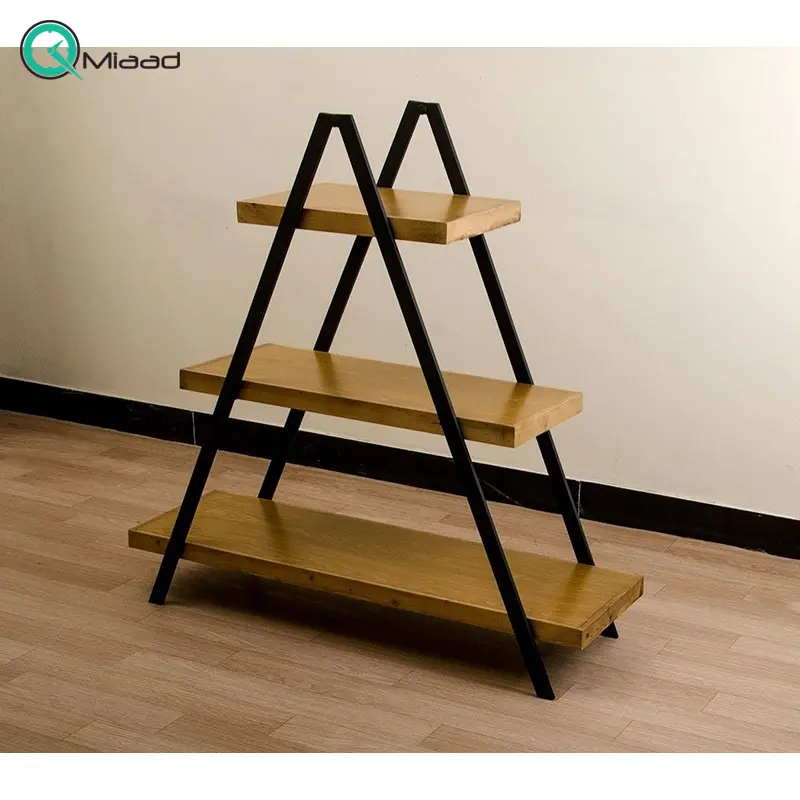 طبقه چاتمه میکس باریک متوسط MXTB29012، طبقه چوبی برای نگهداری وسایل مختلف، طراحی شده به صورت سه طبقه، مناسب هر فضایی کتابخانه