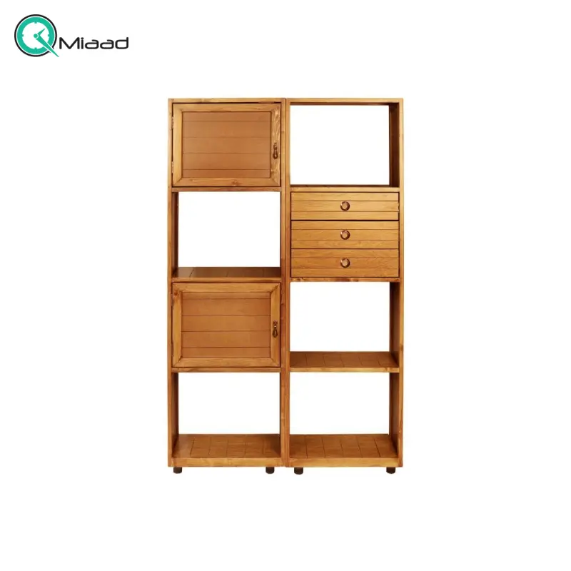کتابخانه تاشو با کد TB04030، کتابخانه ساده و در عین حال ساده، با متریال چوب طبیعی روس، همخوانی با هر مدل دکوراسیون کتابخانه