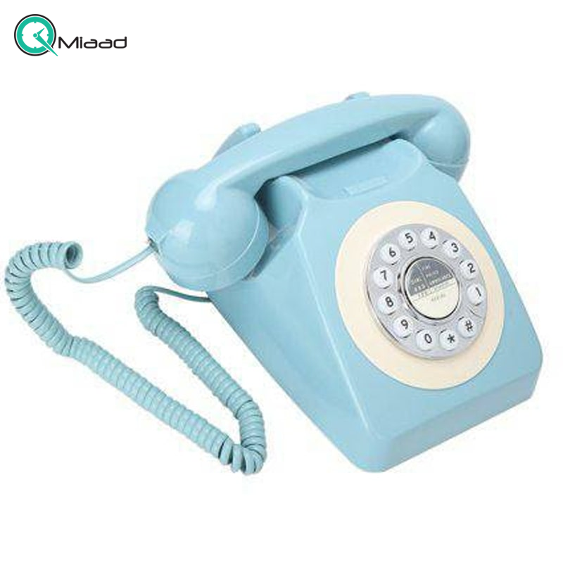 تلفن رومیزی کلاسیک با شماره گیر چرخشی مدل 8019 