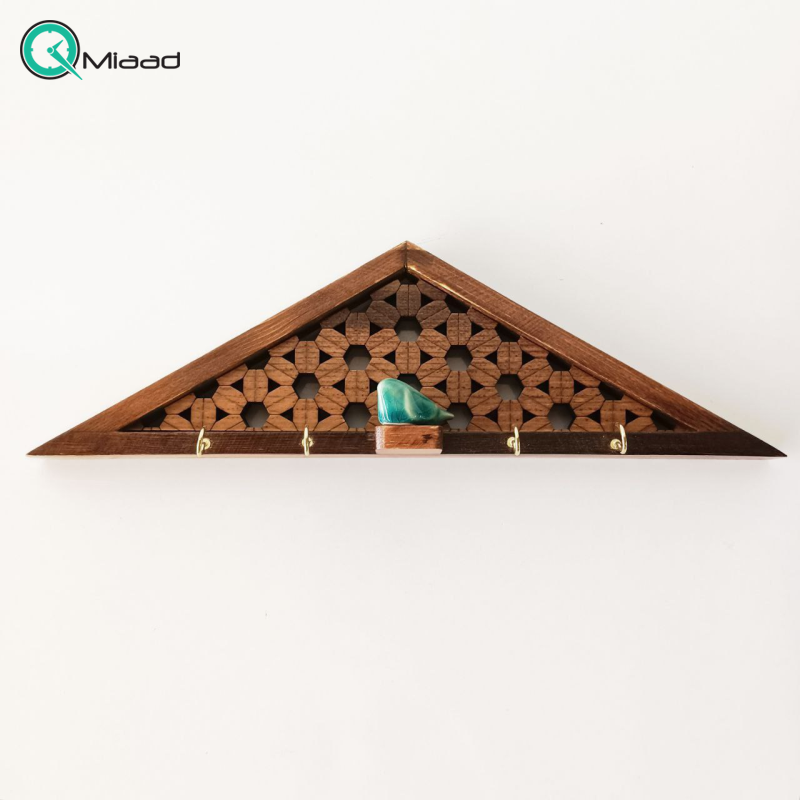 جاکلیدی مثلث تک پرنده سنتی سایز 36x11