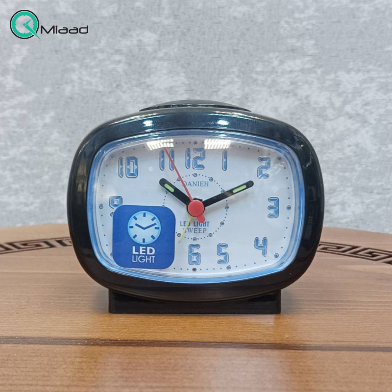 ساعت رومیزی دانیه مدل 540 رنگ مشکی