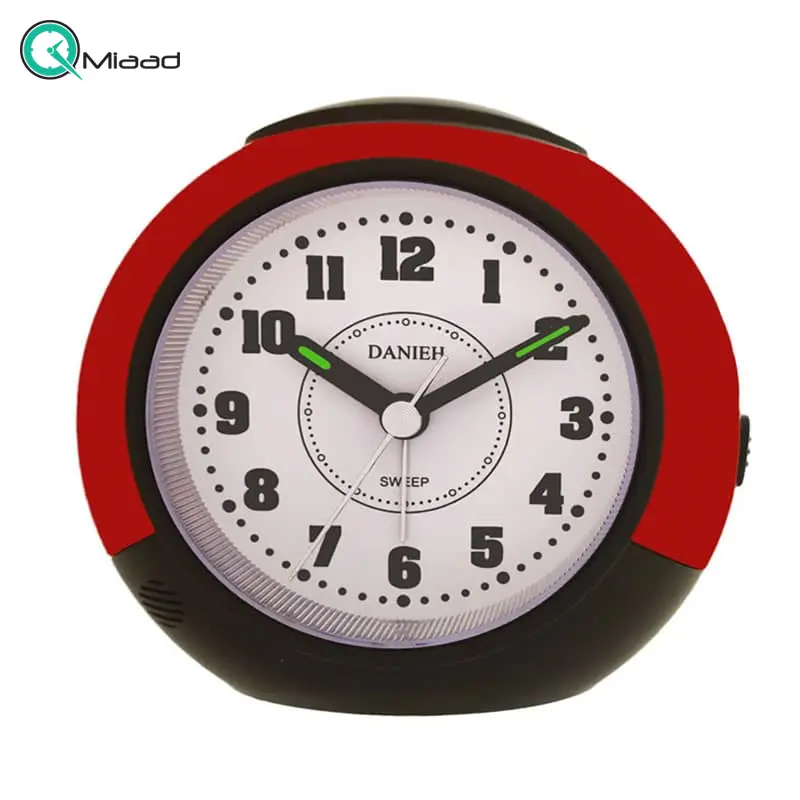 ساعت رومیزی دانیه، ساعت رومیزی فانتزی دارای آلارم، تغذیه با باتری قلمی، ساعتی با تکنولوژی کوارتز و با قاب پلاستیک | کد 965 ساعت رومیزی