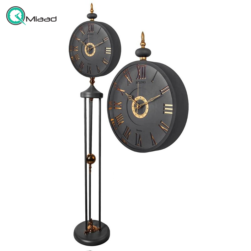 ساعت ایستاده دیلینگ مدل 02 رنگ طوسی طلایی