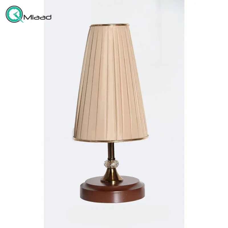 آباژور و چراغ خواب شیدا مدل 21، آباژور با پایه چوبی فوق العاده با کیفیت، طرح زیبا شید آباژور
