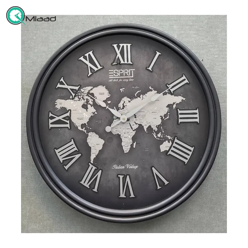 ساعت دیواری چوبی اسپریت مدل 2029، ساعت زیبا و کلاسیک، متریال چوب، دارای اعداد درشت رومی، سایز 57 ساعت دیواری
