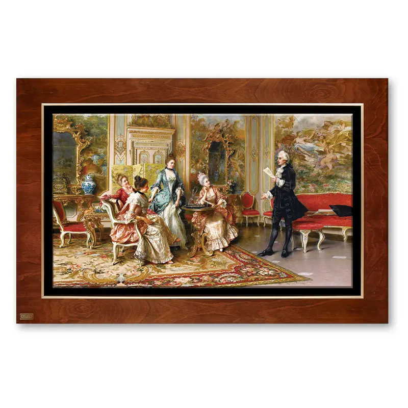 تابلو نقاشی چوبی لوتوس مدل تک خوانی کد FWB-S تابلو