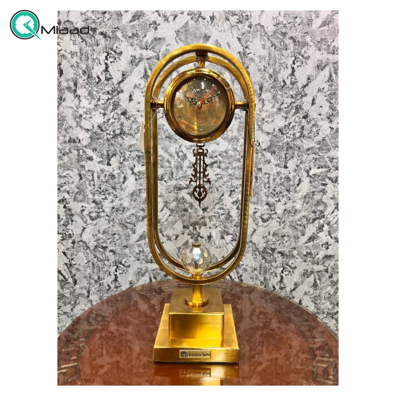 ساعت رومیزی مدل 1410 رنگ طلایی