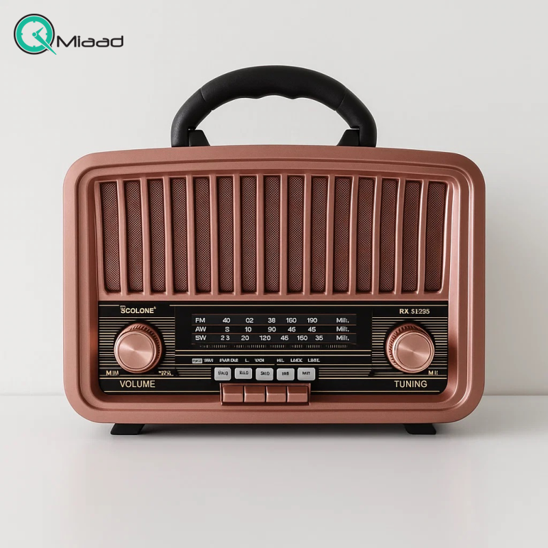 خرید رادیو مدل RX-BT929 رنگ قهوه ای