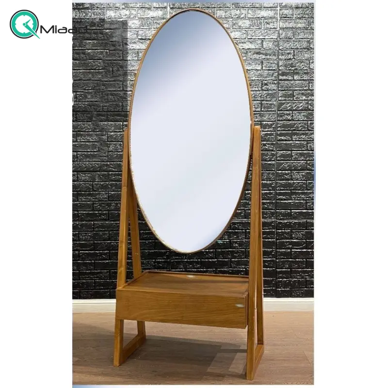 آینه ایستاده برند هاردی مدل 601، آینه بسیار زیبا و درجه یک با متریال تمام چوب بدنه، سایز 175x75 سانتی متر آینه
