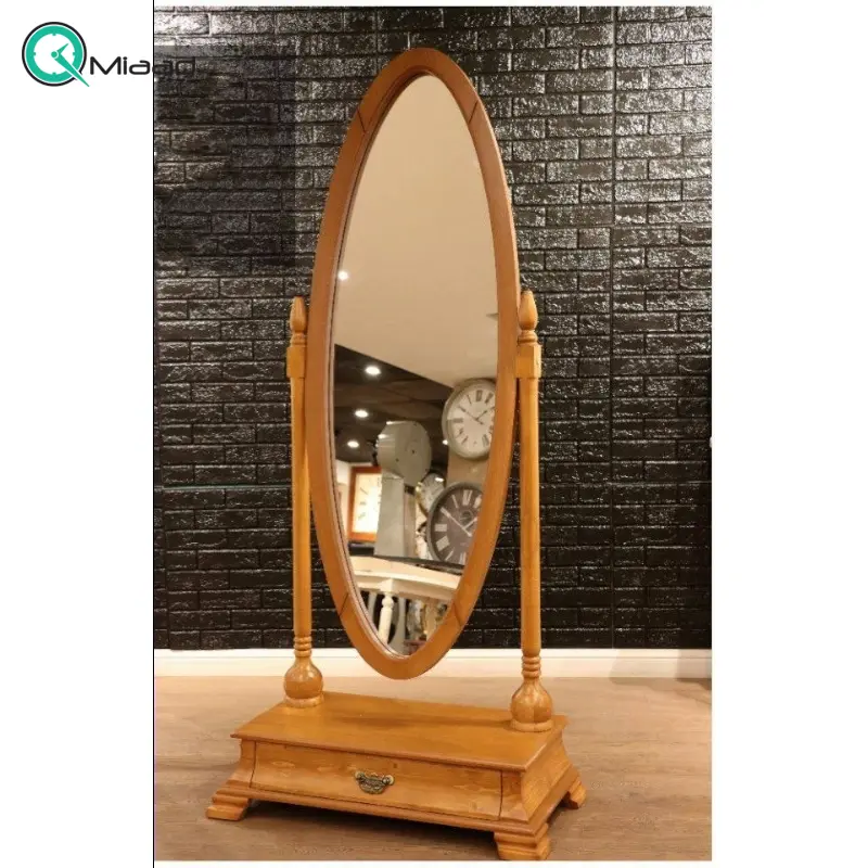 آینه ایستاده برند هاردی مدل 603، آینه بسیار زیبا و درجه یک با متریال تمام چوب بدنه، سایز 175x80 سانتی متر آینه
