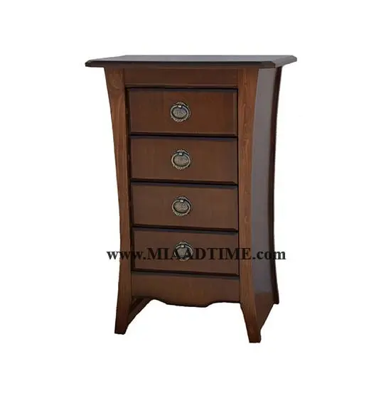 میز گرامافون مدل قایقی چهار کشو کد 401