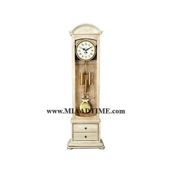 ساعت ایستاده چوبی لوتوس LOTUS کرم مدل لئوناردو کد XL-210 ساعت