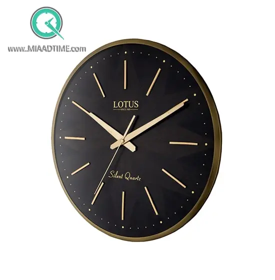 ساعت دیواری فلزی لوتوس مدل STANLEY M-6615 ساعت دیواری