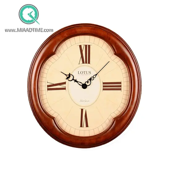 ساعت دیواری چوبی لوتوس مدل CLAYTON L006 ساعت دیواری مدرن و شیک