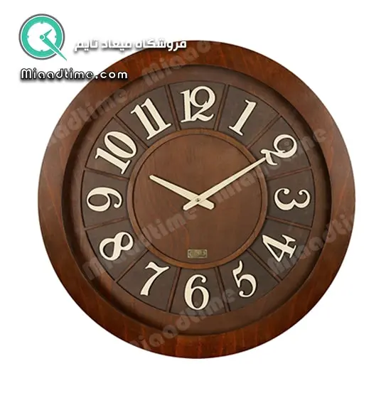 ساعت دیواری چوبی لوتوس مدل 9832 ساعت دیواری