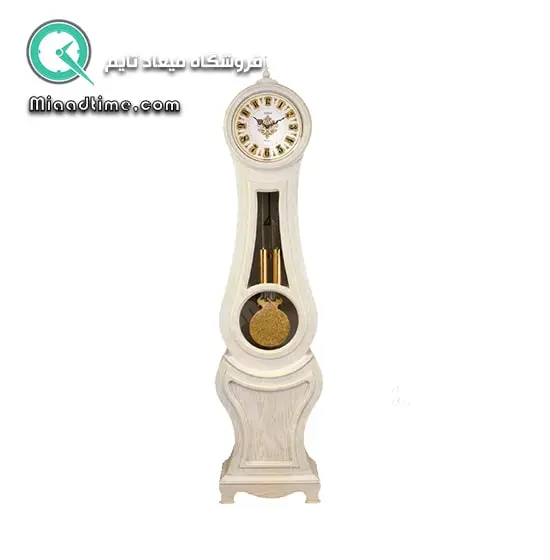 ساعت ایستاده کنار سالنی چوبی لوتوس LOTUS رنگ کرم مدل XL-241-CR-PAOLO ساعت ایستاده