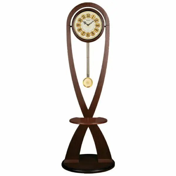 ساعت ایستاده مدرن لوتوس کافی مدل Modern Floor Clock MF-124 Coffee ساعت ایستاده