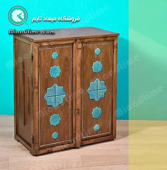 جاکفشی چوبی شمس مدل JK24017 جاکفشی