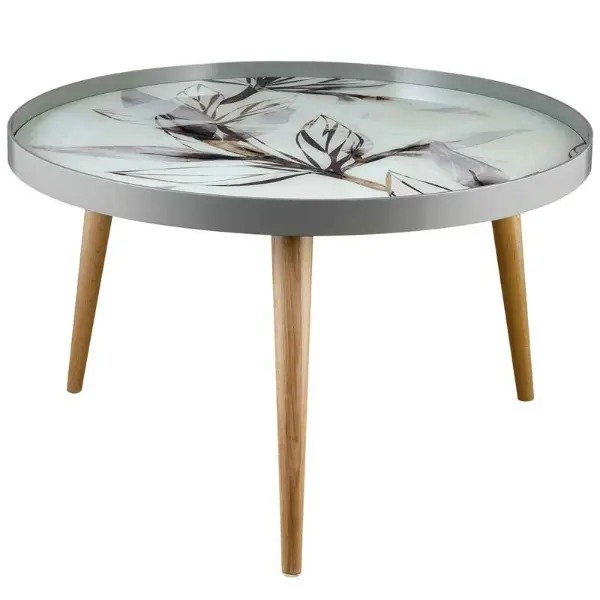 میز جلو مبلی ALMA مدل ALMA WHITEASH کد LT-731 رنگ GRAY میز