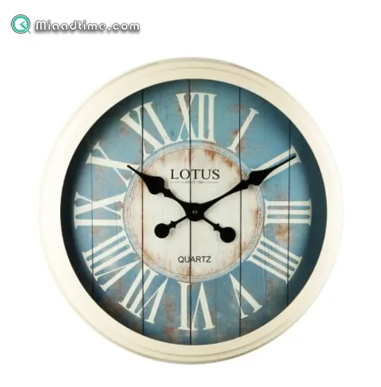 ساعت دیواری فلزی لوتوس مدل لافایت LAFAYETTE-16004 ساعت دیواری فانتزی