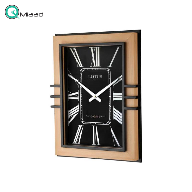 ساعت دیواری چوبی لوتوس مدل ANTON کد 5022