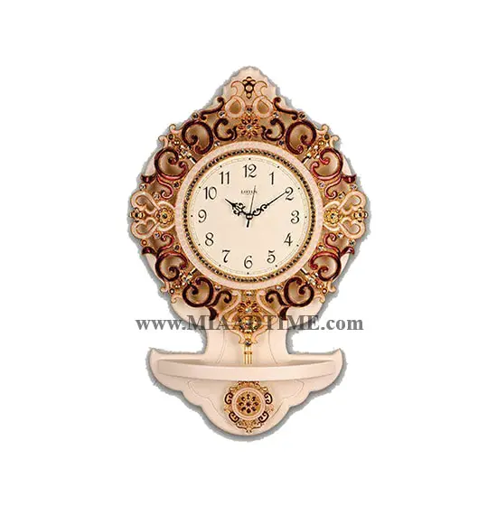 ساعت دیواری چوبی لوتوس پاندول دار كُره ای مدل KS009-B ساعت دیواری لوکس با قیمت