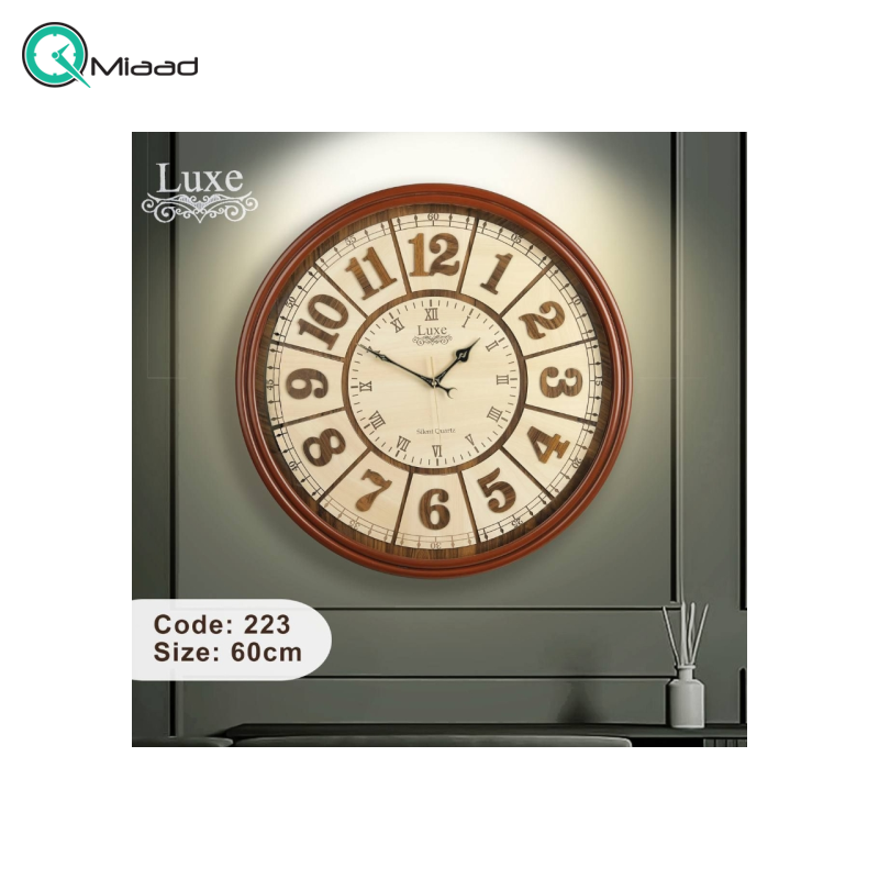 خرید ساعت دیواری برند لوکس 223 با تنوع رنگی