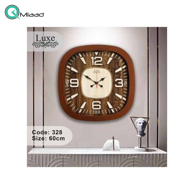 خرید ساعت دیواری چوبی لوکس مدل 300 | سایز 60 | سایز 60