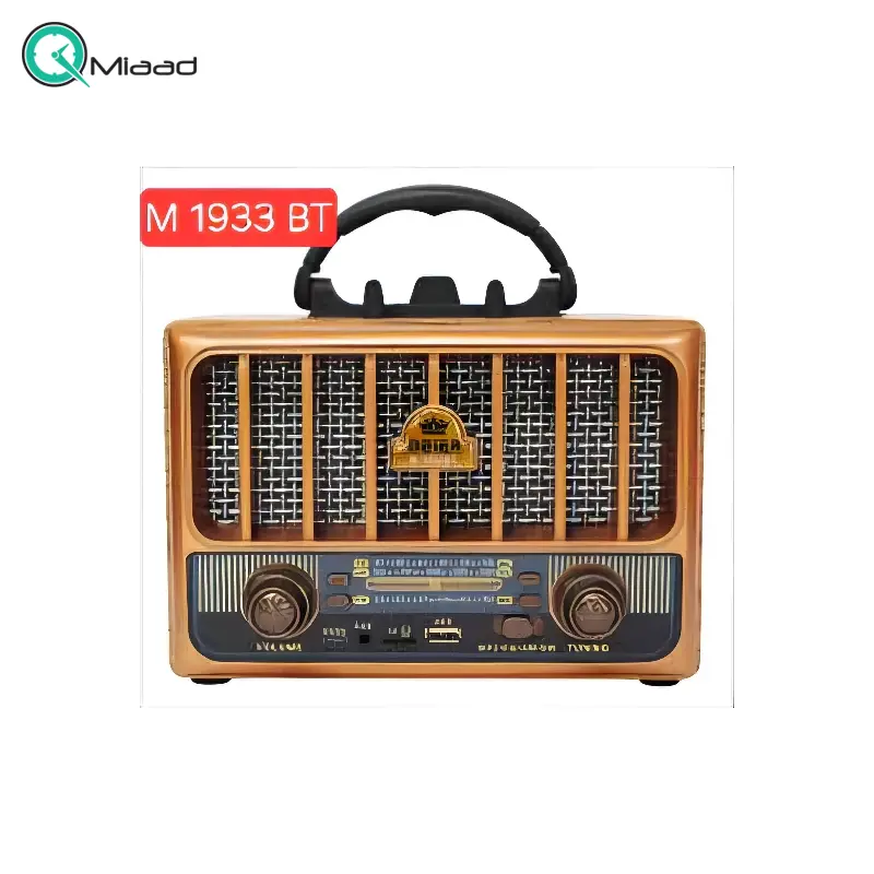 رادیو کلاسیک شارژی مدل 1933، رادیو طرح قدیمی با قابلیت های مدرن مثل بلوتوث / رادیو و پورت USB رادیو