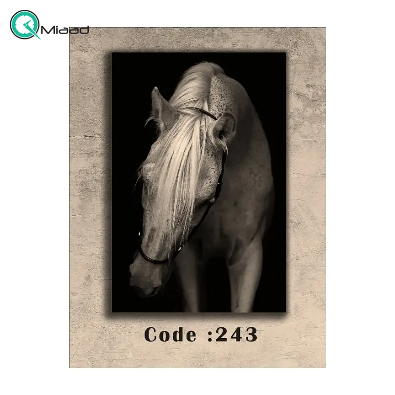 تابلو دکوراتیو شاین کد 243، جدیدترین مدل تابلو با بالاترین کیفیت چاپ، متریال پی وی سی قاب، تابلو هنری با کیفیت فوق العاده و قابل شستشو، طرح اسب زیبا تابلو